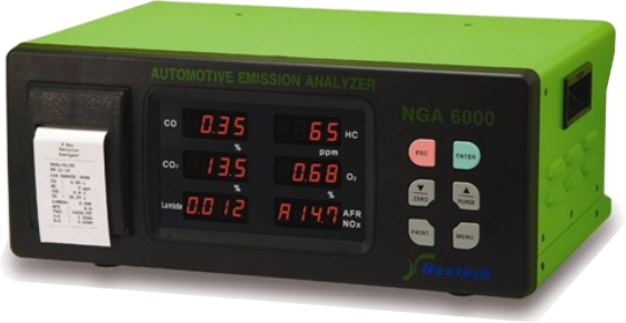 analizador de gases automotriz QROTECH QGA6000